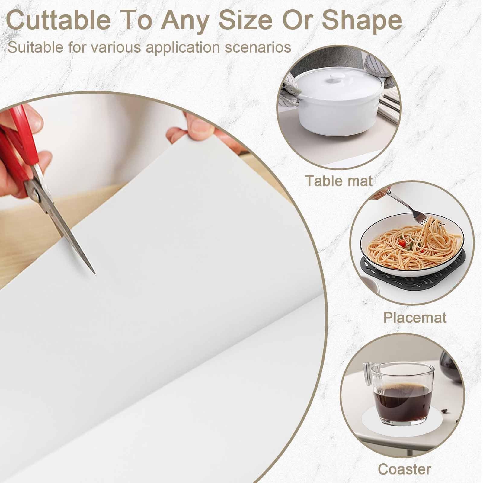 23.6&Prime;x15.7&Prime;(60cmx40cm) Large Silicone Mat for Kitchen Counter, Non-Slip Heat …