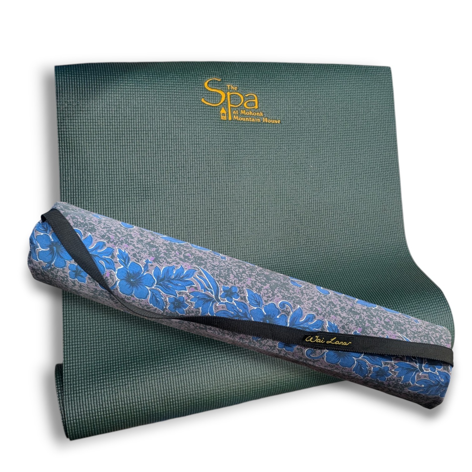 Yoga Mat and Gym Bag – Patterned Duffle Bag with Zipper, Non-Slip Mat – 71&Prime;×24&Prime;