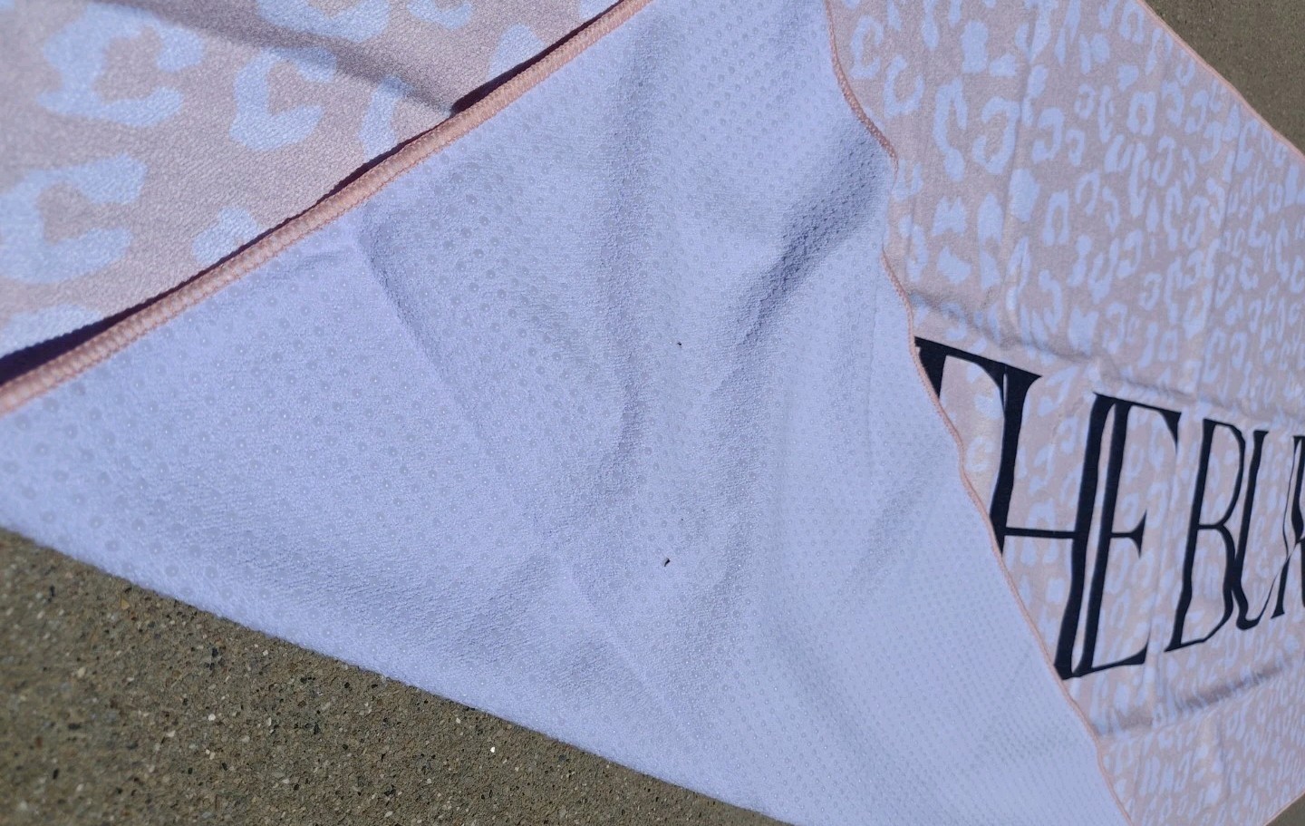 The Burn. GYM Mat Grip Towel 72”X26.5&Prime; Mat Hot Yoga Towel Non Slip Grip