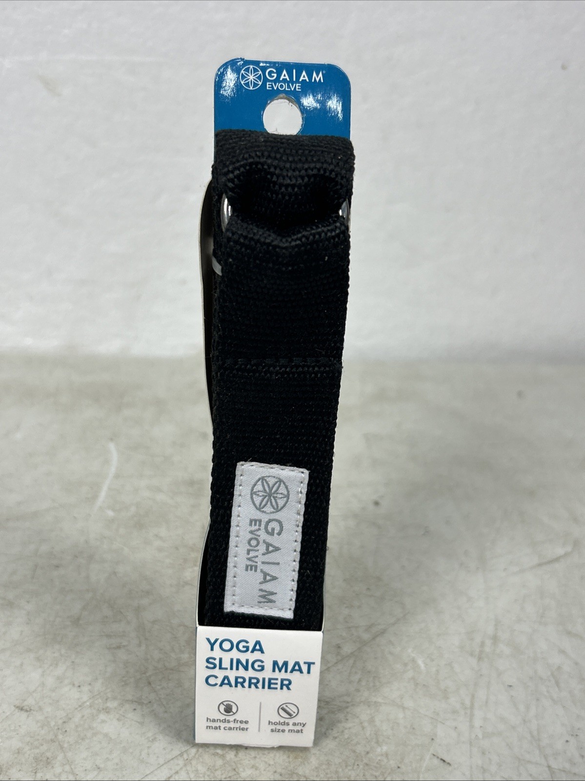 Evolve by Gaiam Yoga Mat Sling Hands-Free Exercise Mat Carrier – Black