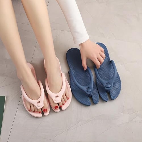Travel Slippers Foldable Shower Shoes Portable Hotel 8.5-9 Women/7-7.5 Men Pink