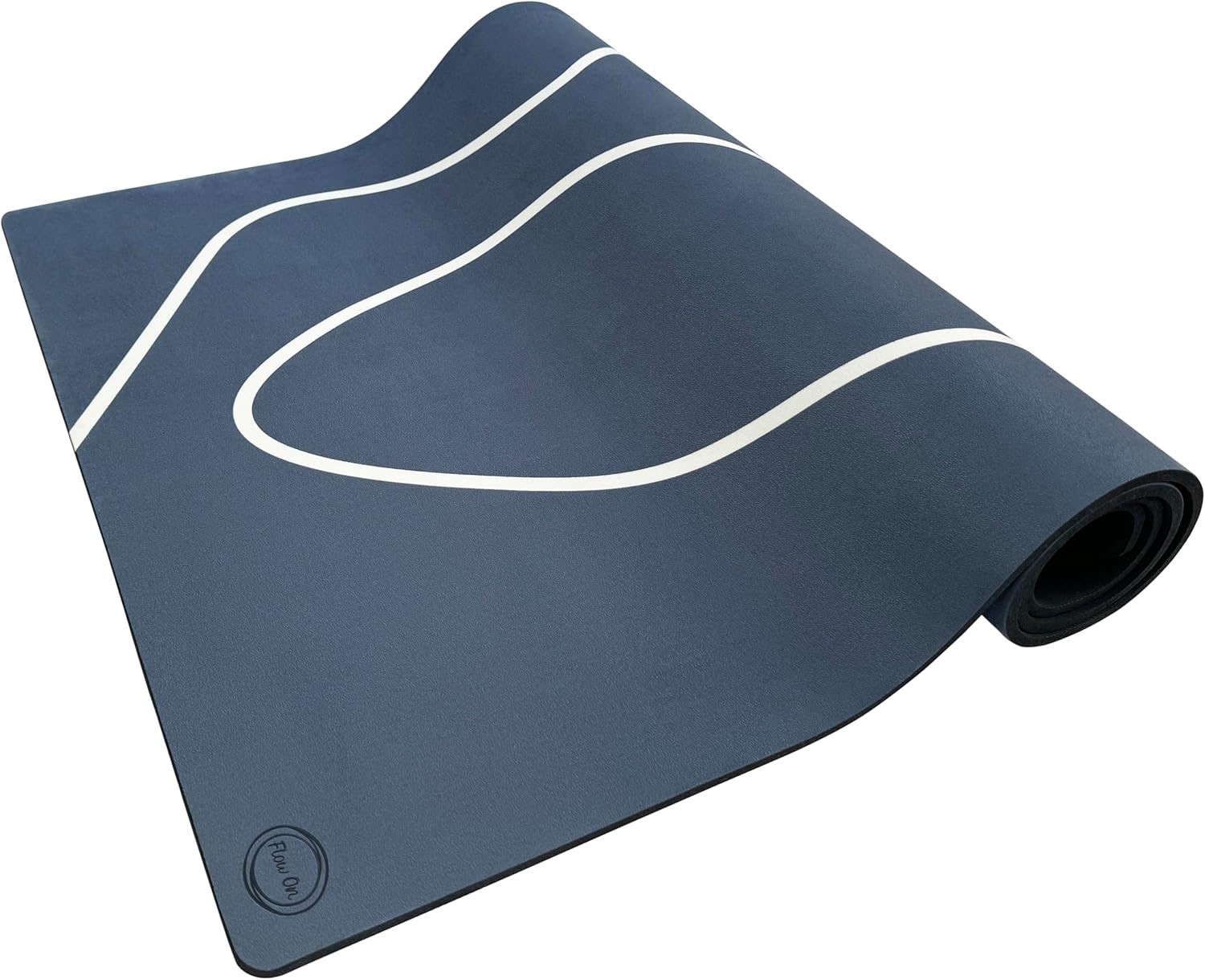 Flow On 1/2&Prime; (10MM) Extra Thick Yoga Mat Non-Slip Suede & Natural Rubber NEW