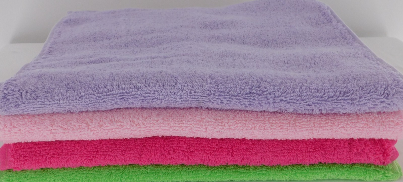 Turkish Cotton Yoga Towel Set of 4 Fun Colors Each 11&Prime; X 44&Prime;