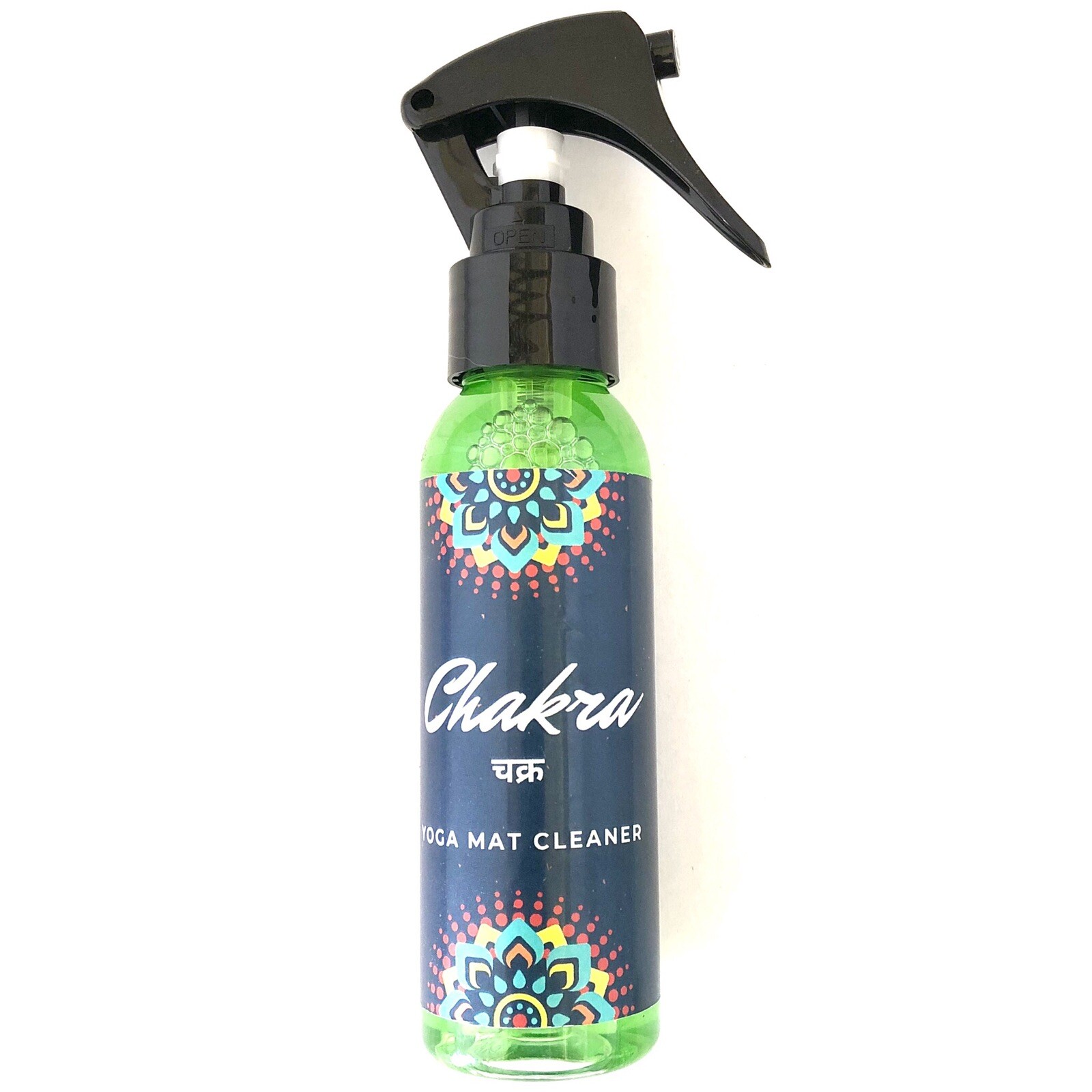 Chakra Yoga Mat Cleaner, Natural Product with Essential Oils 90mL Spray Bottle