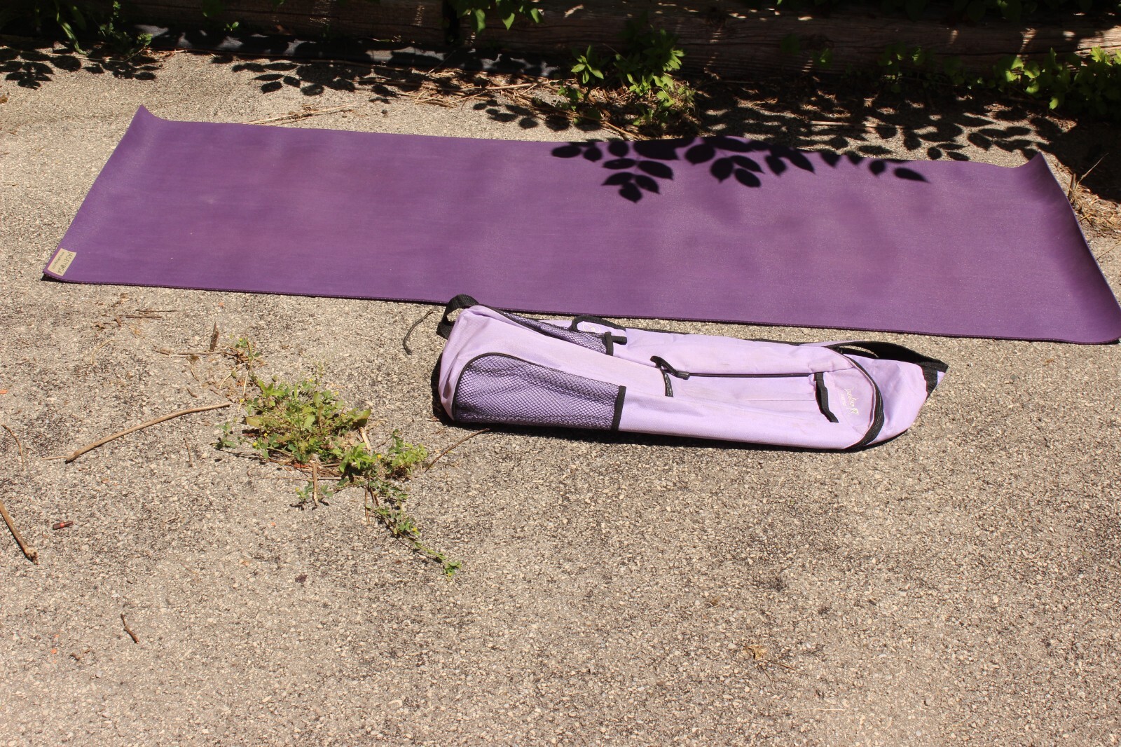 Jade Yoga Level One Yoga Mat, Classic Purple With Carry Bag