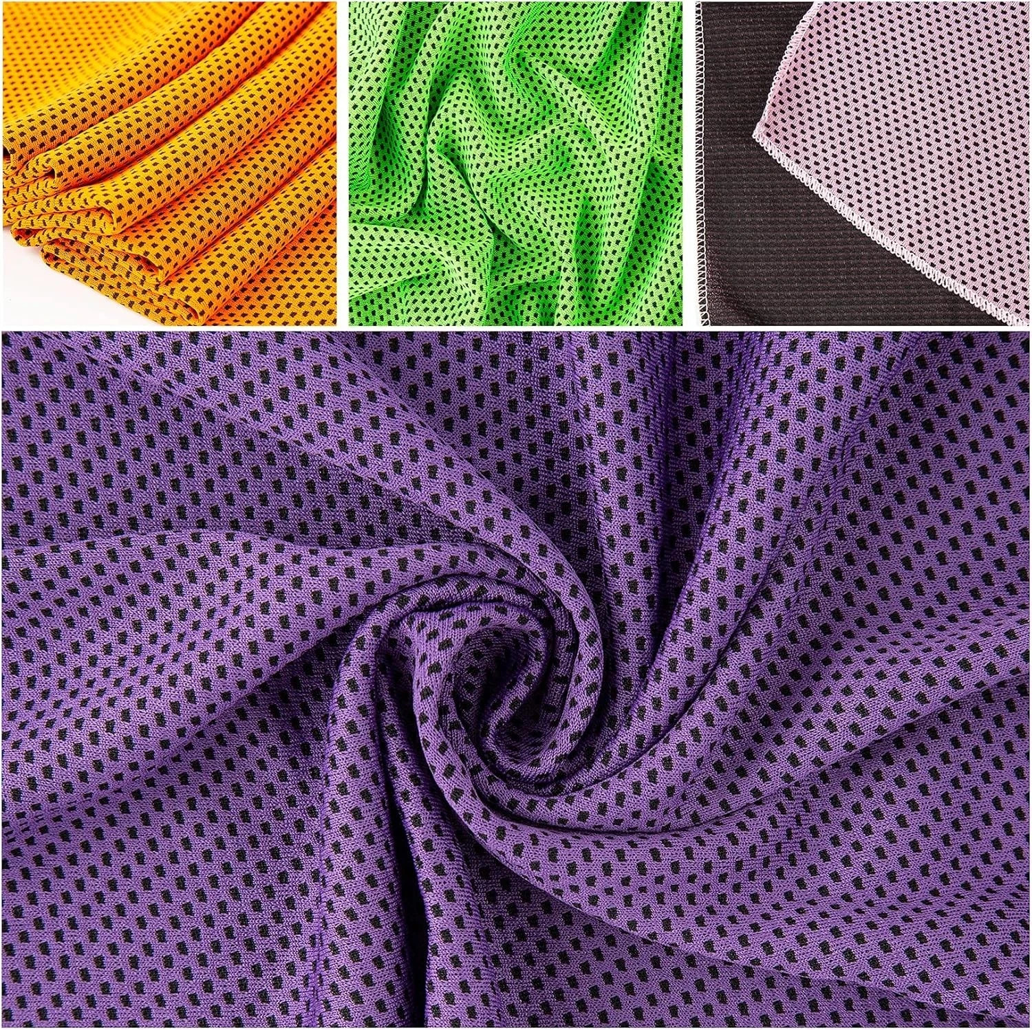 Ponpon 10pcs Cooling Towel Ice Towels for Neck Small, 10 Packs.
