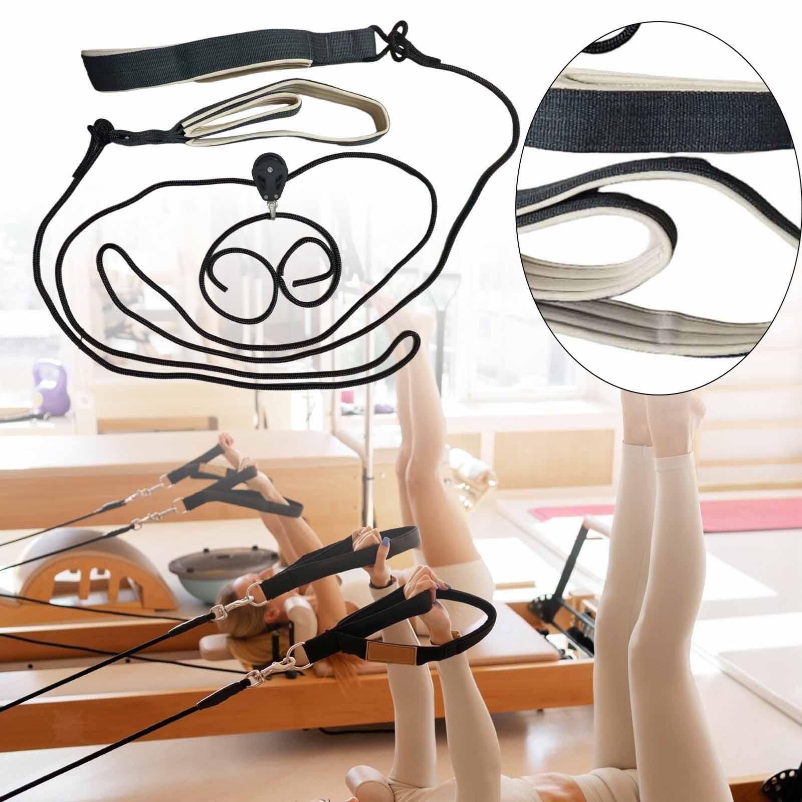 Pilates Reformer Pull Ropes Double Loop Straps Pilates Core Bed Accessories