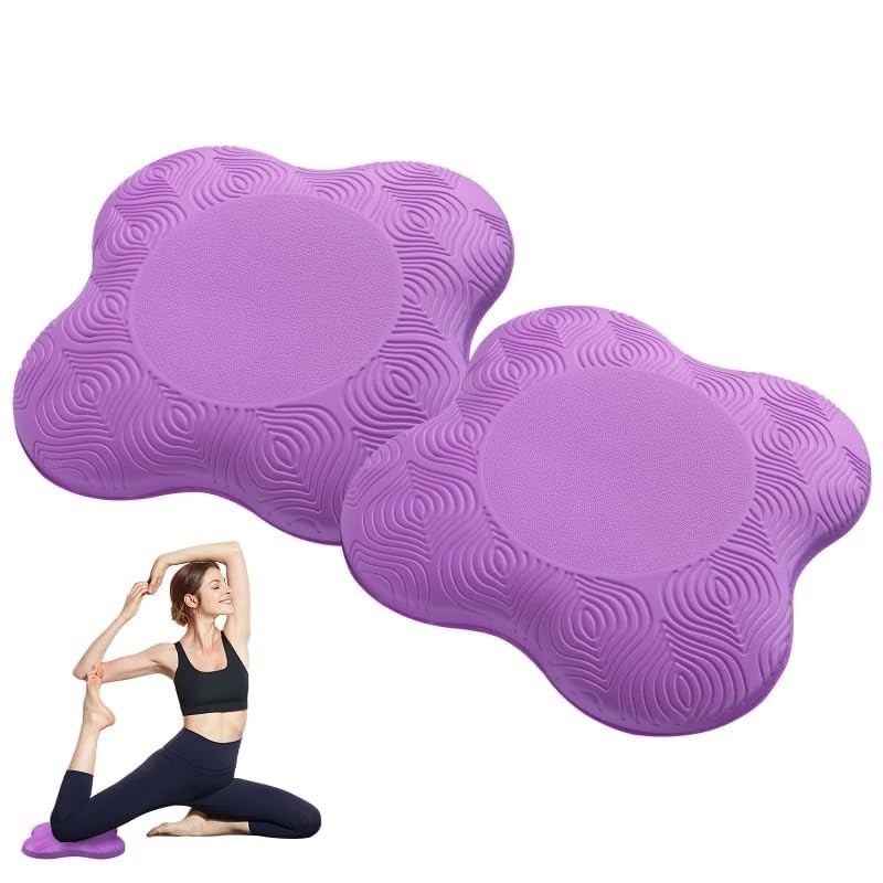 2 Pack Yoga Knee Pad Cushion Extra Thick Foam Pilates Kneeling Support Mat