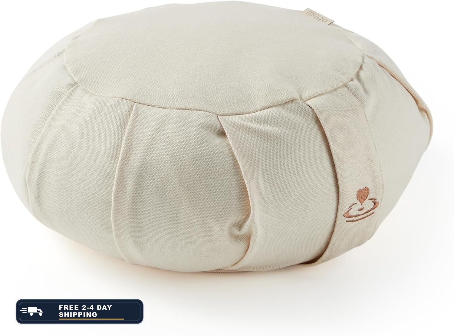 Yoga Meditation Cushion Buckwheat Filling Round Cotton Zafu