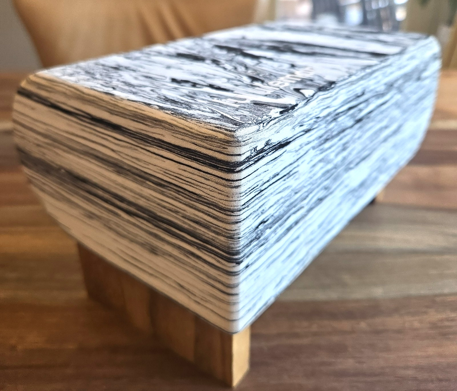 Lululemon Yoga Block Gray Marble Women + Men Workout Stretch Stack Foam Marbled