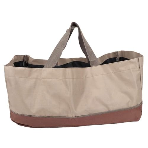 Firewood Bag Carrier, Firewood Bags with Handles Portable Foldable Large