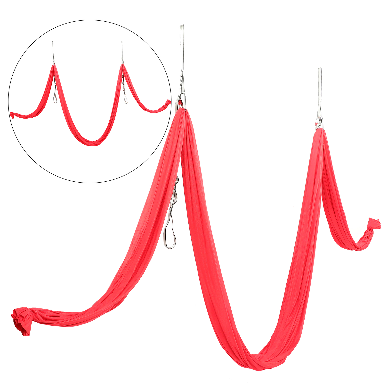For Universal Aerial Yoga Swing Ultra Strong Antigravity Yoga Hammock Red
