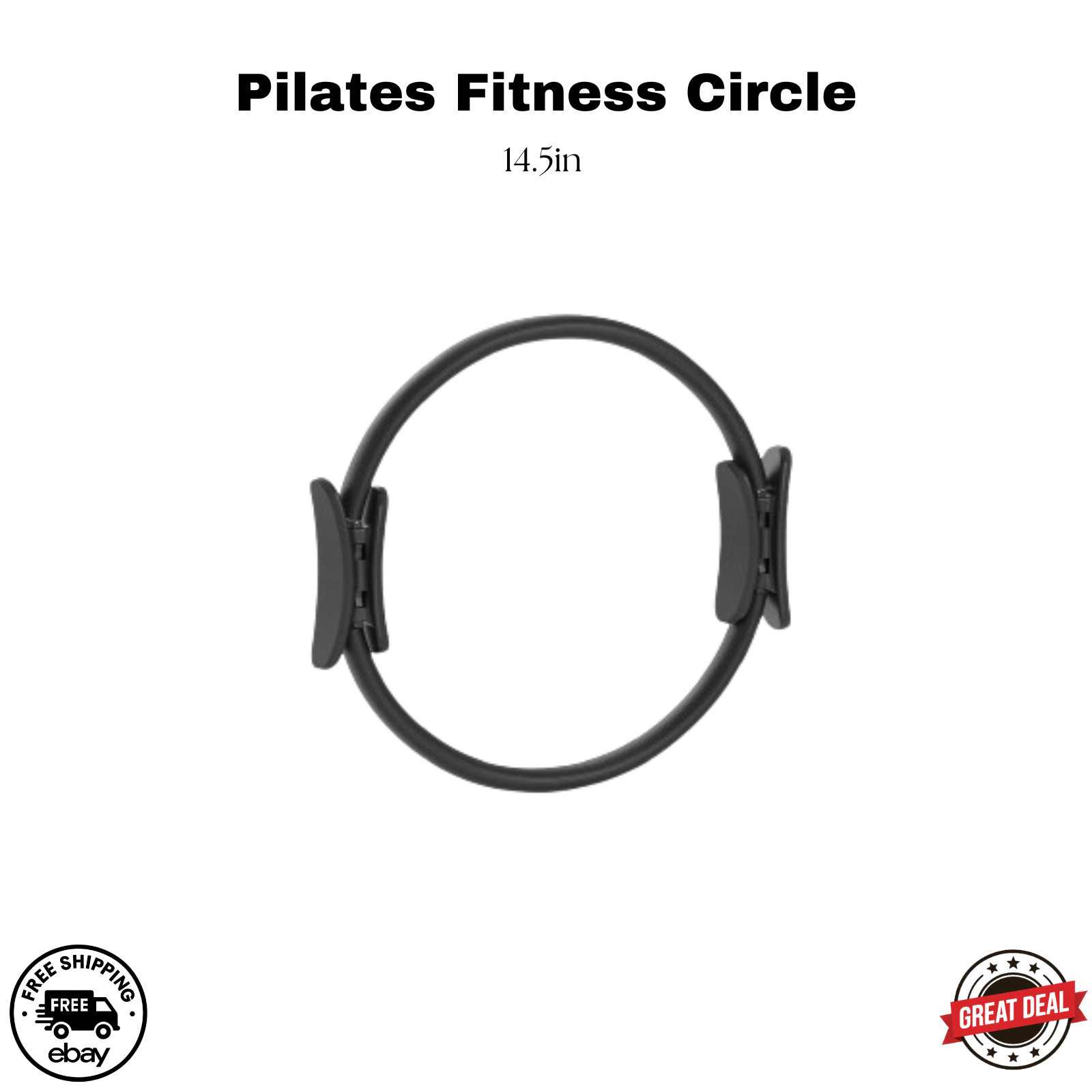 14.5in Pilates Ring Circle | Home Workout Equipment for Core & Full Body