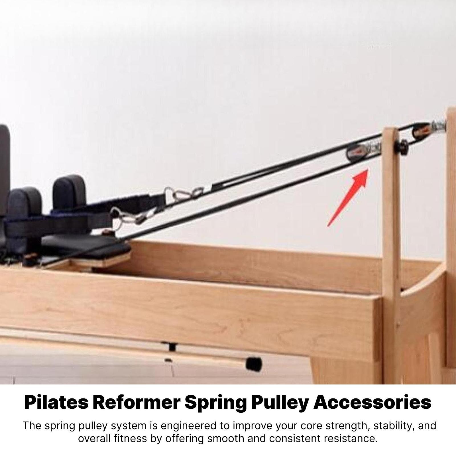 Pilates Reformer Spring Pulley Component for Sitting Box Balance Training