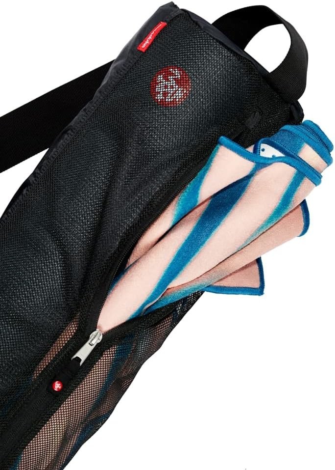 Breathe Easy Full Zip Yoga Mat Carrier Bag With Pocket Adjustable Strap