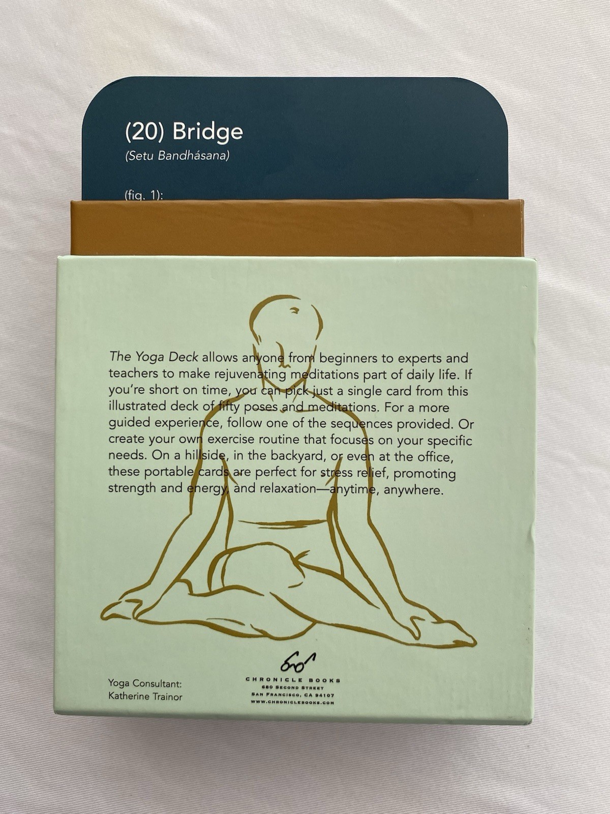 The Yoga Deck 50 Poses Meditation Cards Olivia H Miller 2001 Box No Lid Set
