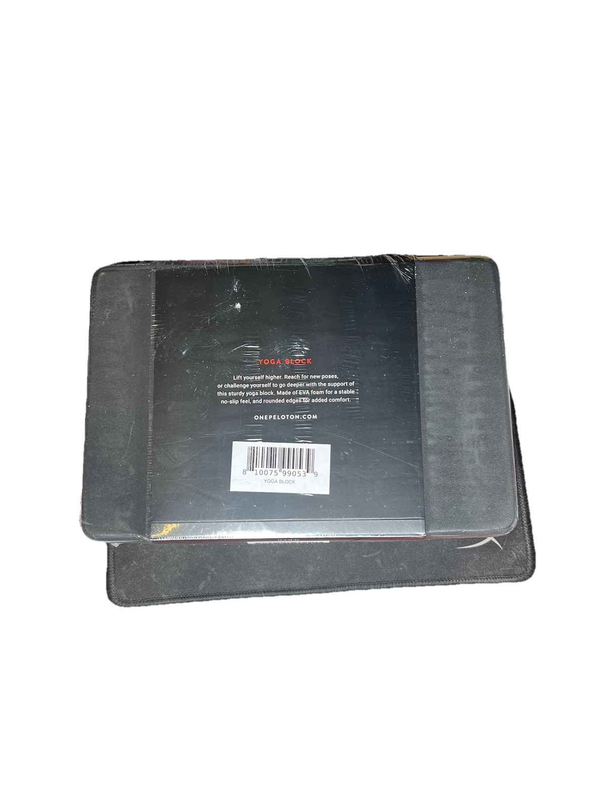 Peloton Sealed Black Foam Yoga Block (4x6x9 Inches) YG-BL-A-02