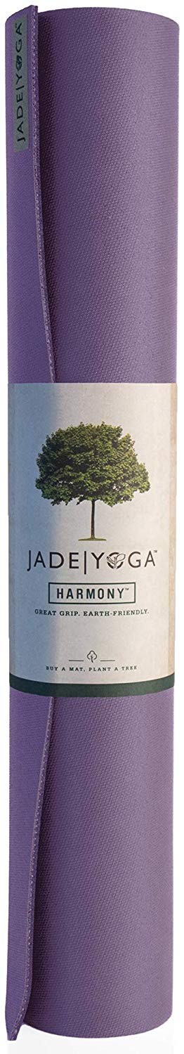 Jade Yoga 868P Travel Mat, Purple, 1/8&Prime; 24&Prime; x 68&Prime;