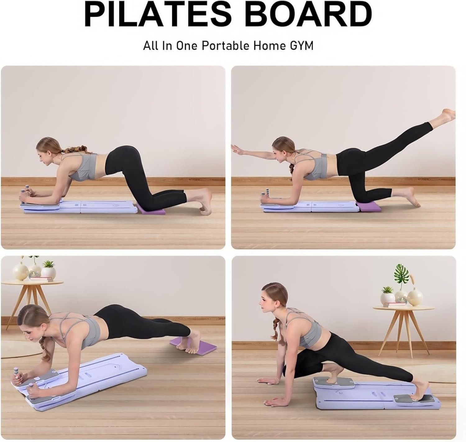Pilates Reformer Board Set – 2026 Foldable 8-In-1 Pilates Machine for Full Body