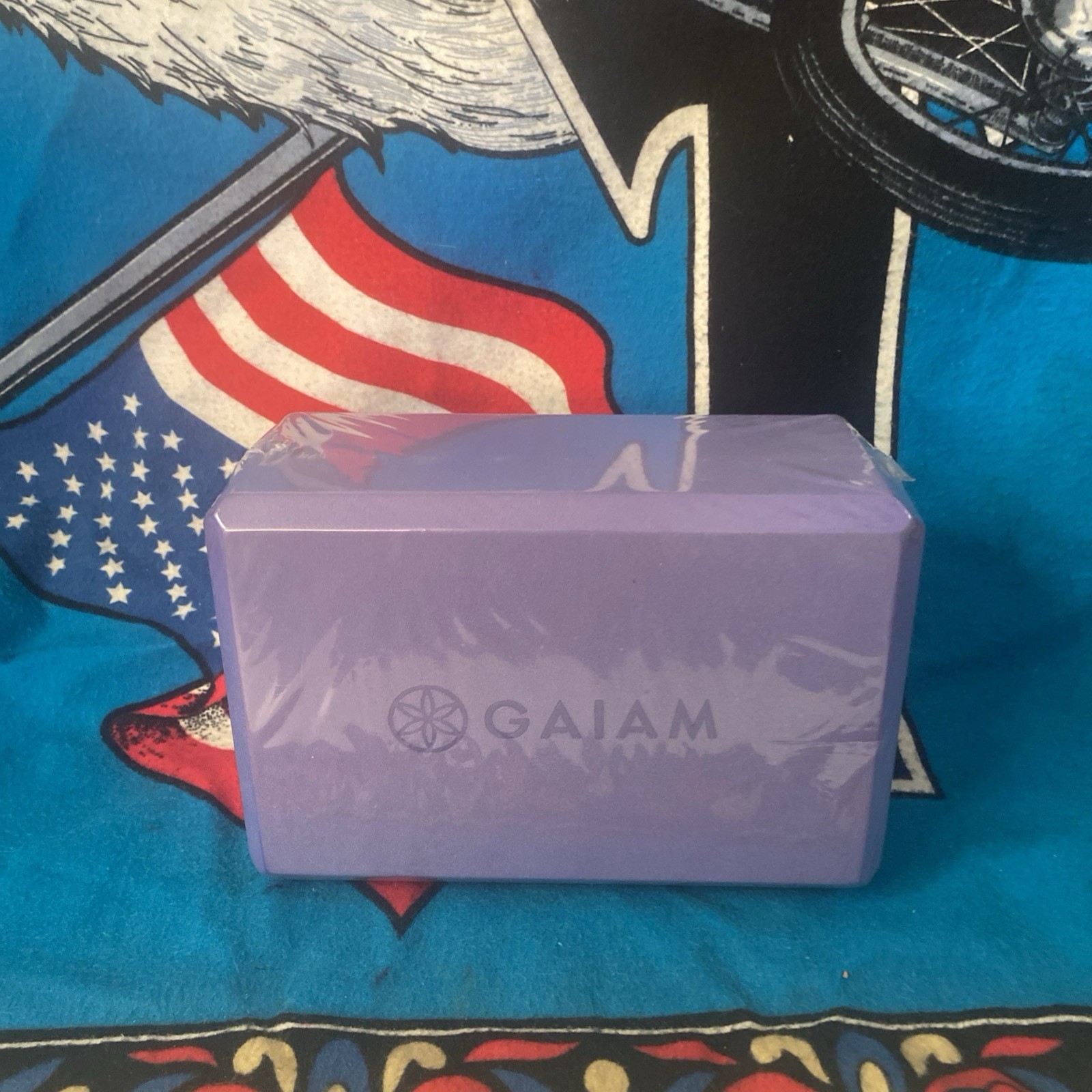 Gaiam Yoga Block Purple New In Sealed Packaging