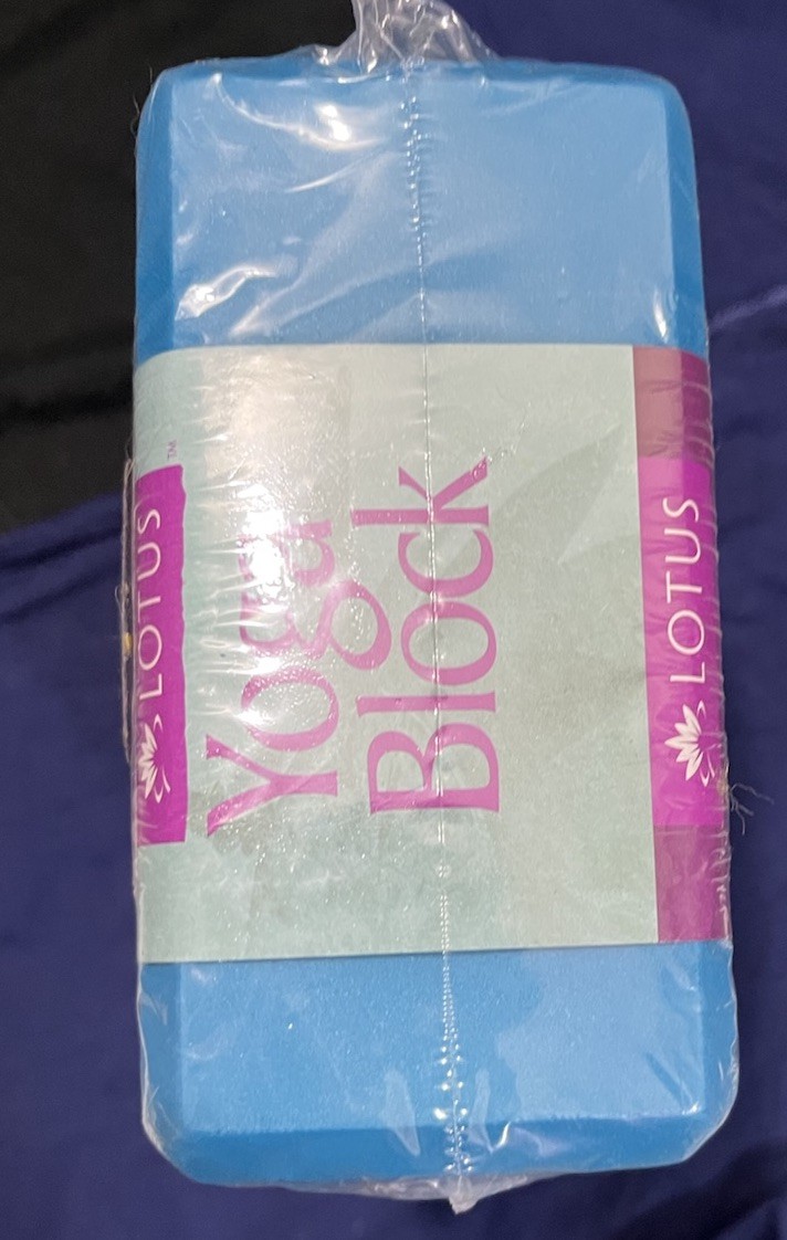 Lotus Yoga Block Foam Brick Assists Holding Yoga Poses Build Balance Flexibility
