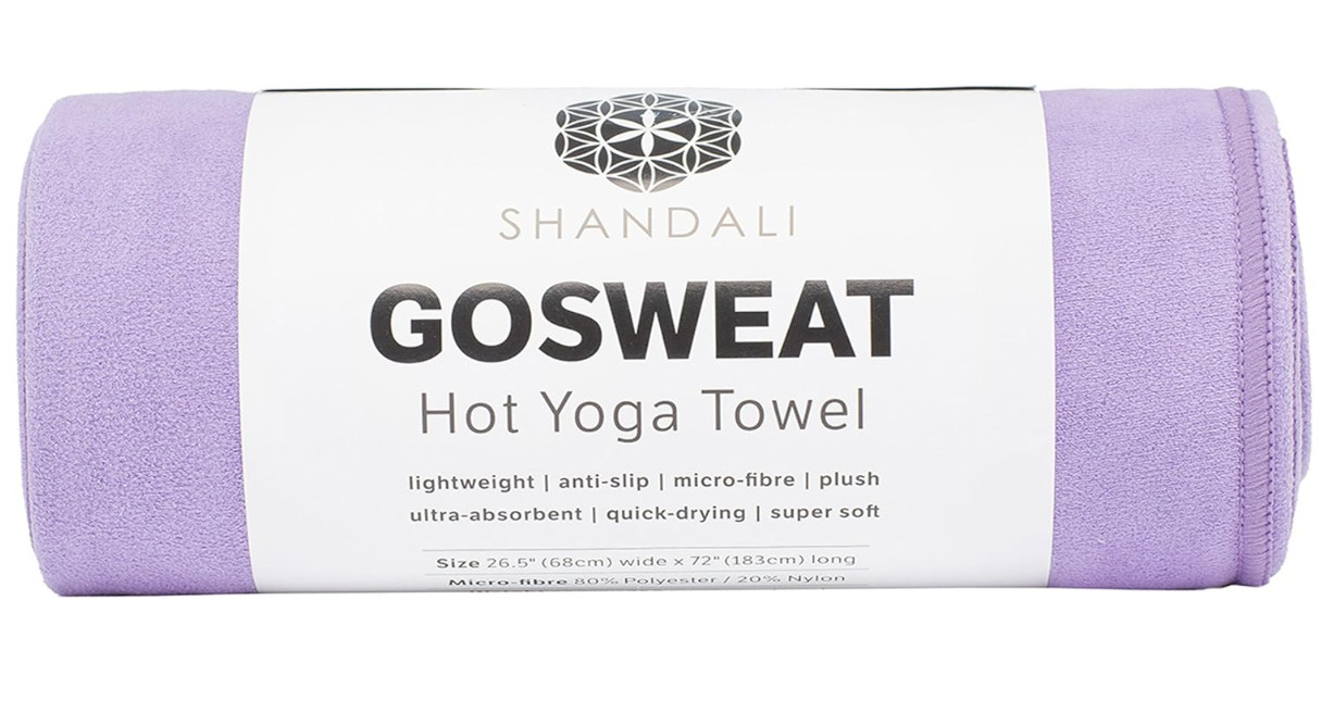 Gosweat Non-Slip Hot Yoga Towel with Super-Absorbent Soft Suede Microfiber