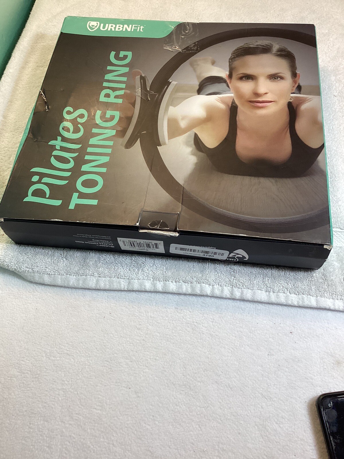 URBNFit Pilates Ring – 12&Prime; Magic Circle w/Dual Grip, Foam Pads 12 Inch, Teal