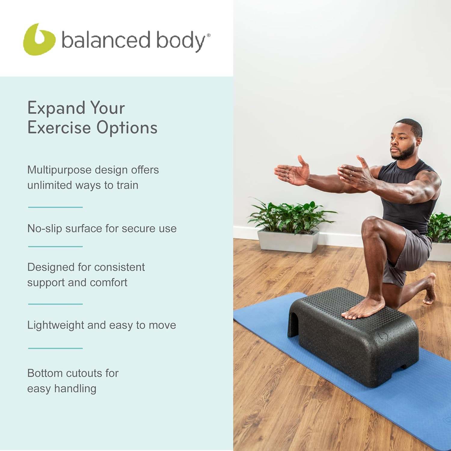 Pilates Sitting Box for Reformer — Lightweight Foam Exercise Box for Long-Box, S
