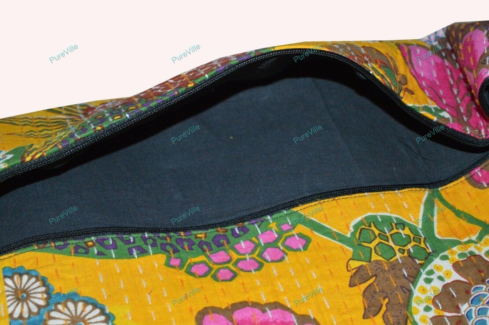 Run Costume SPORTS Cotton Unisex Cross Bodies Kantha Yoga