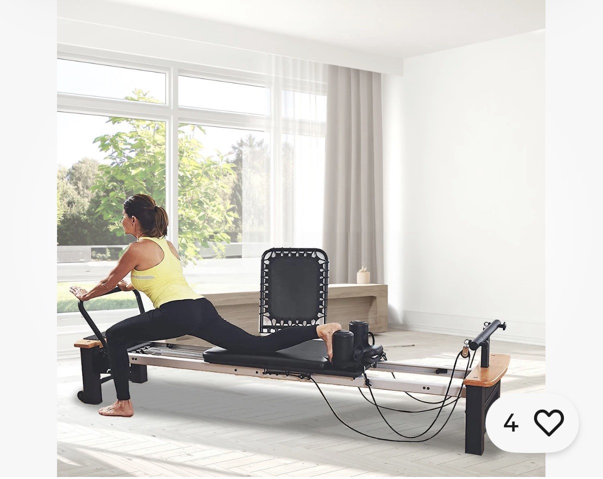 AeroPilates Pro Reformer Pilates Resistance System Form Cardio Rebounder (used)