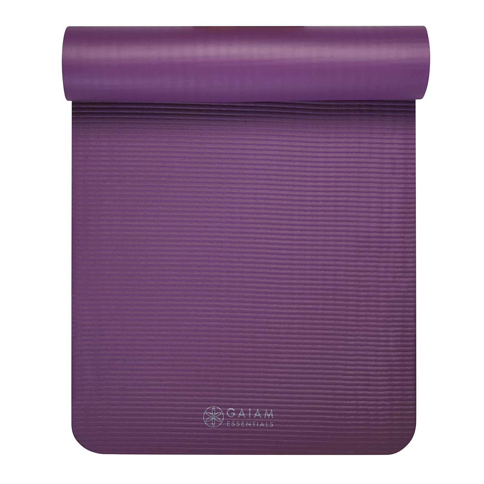 Gaiam Essentials 2/5 Thick (10mm) Yoga & Pilates Fitness & Exercise Mat with