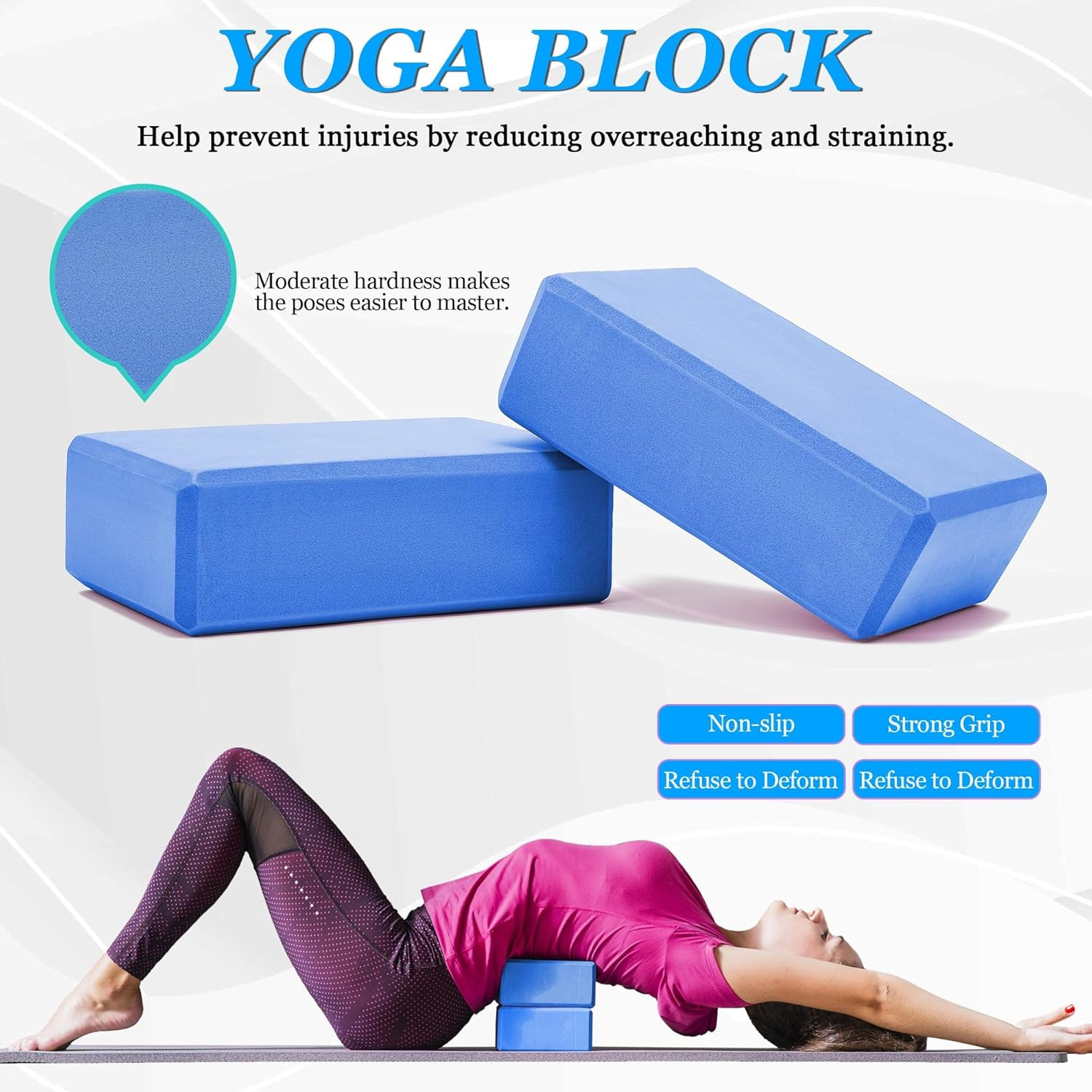 All in One Yoga Wheel Set, Soft Foam Roller Wheel for Back Pain & Stretching, Yo