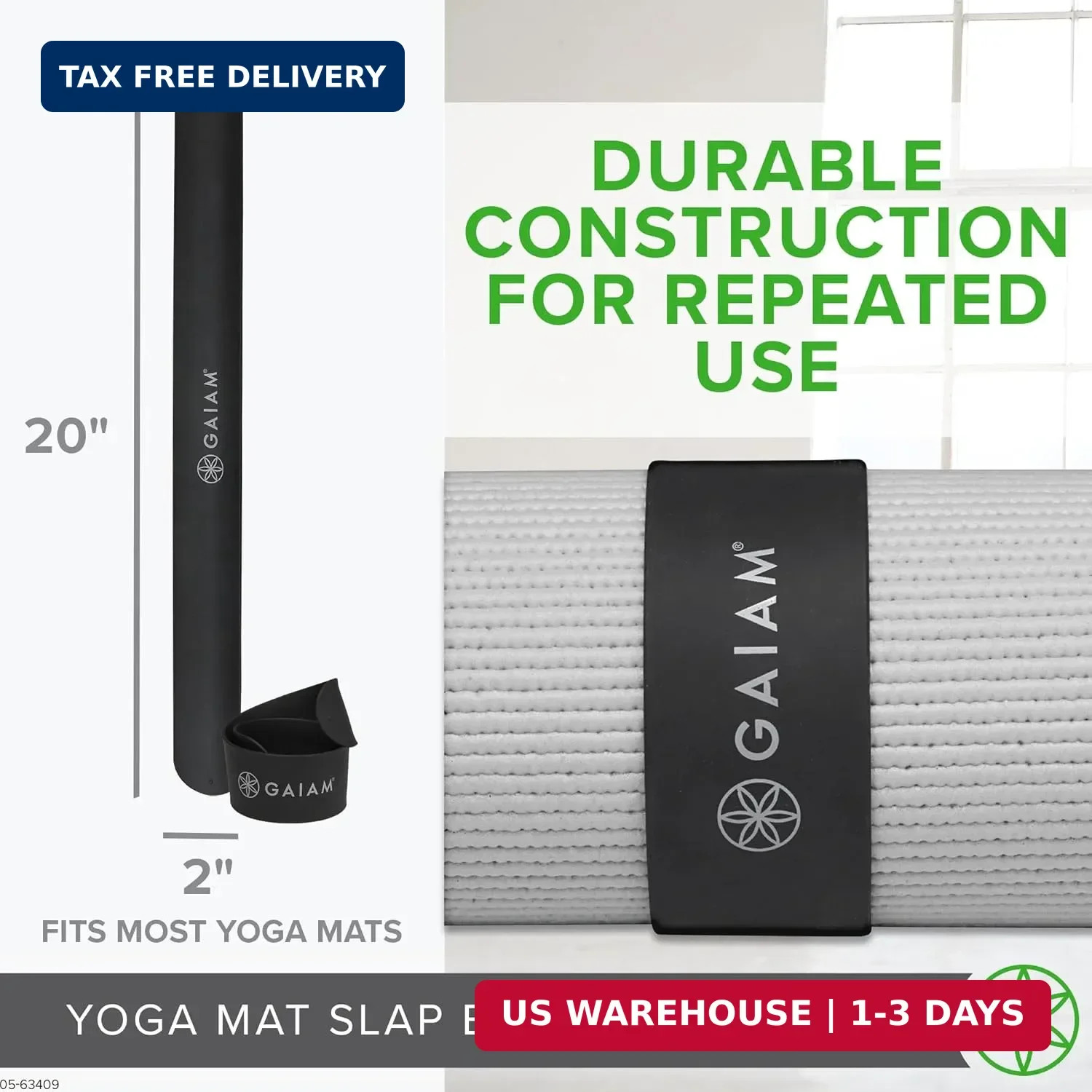 Gaiam Yoga Mat Strap Slap