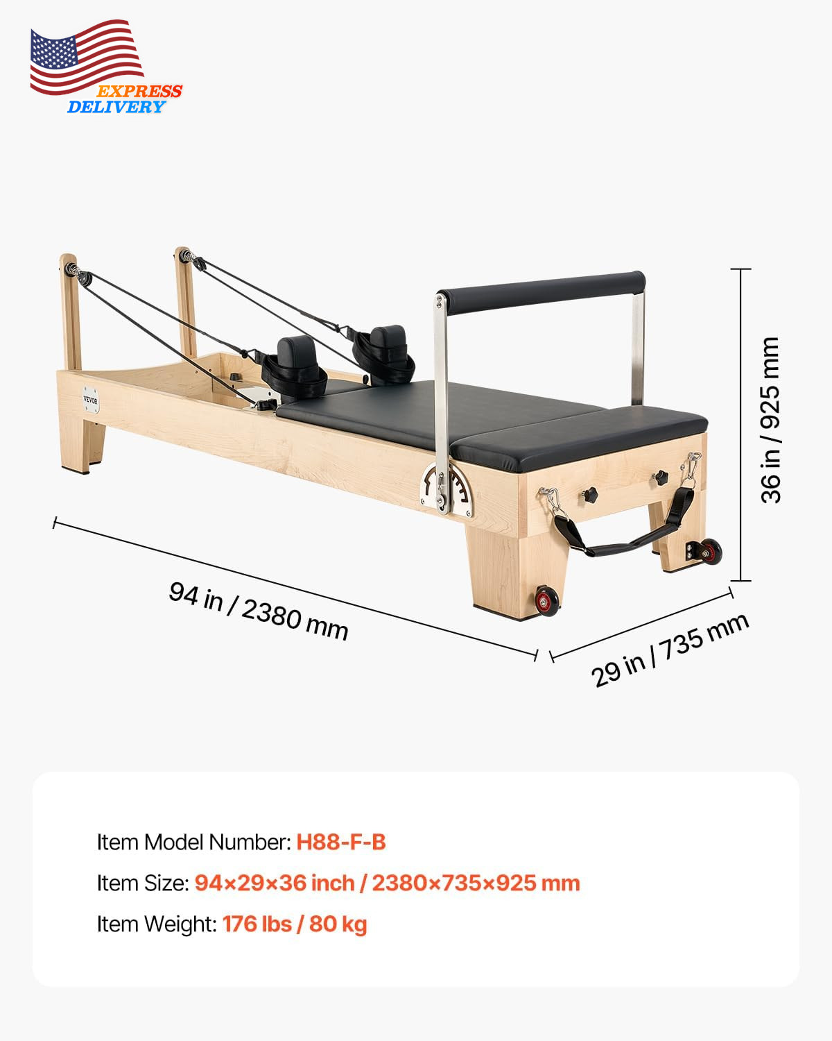 Pilates Reformer Machine Jump Board Reformer Box Spine Corrector Springboard