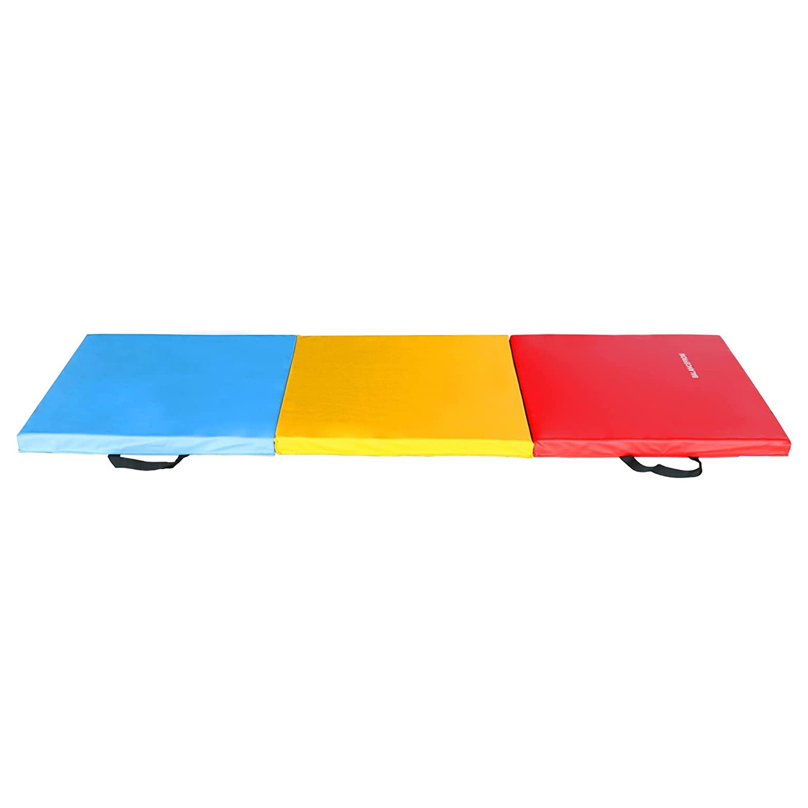 BalanceFrom Fitness GoGym 1.5&Prime; Thick Folding 3 Panel Gym Fitness Mat, Multicolor