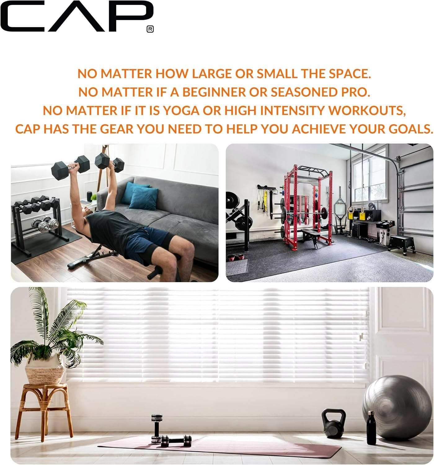 Extra Thick 1-Inch High Density Exercise Mat with Strap – Ideal for Yoga & More