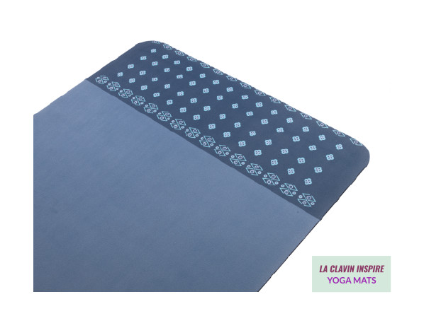 Blue Yoga Mats for Women, Custom Yoga Mat for Beach, Cute Yoga Mats, Patterned