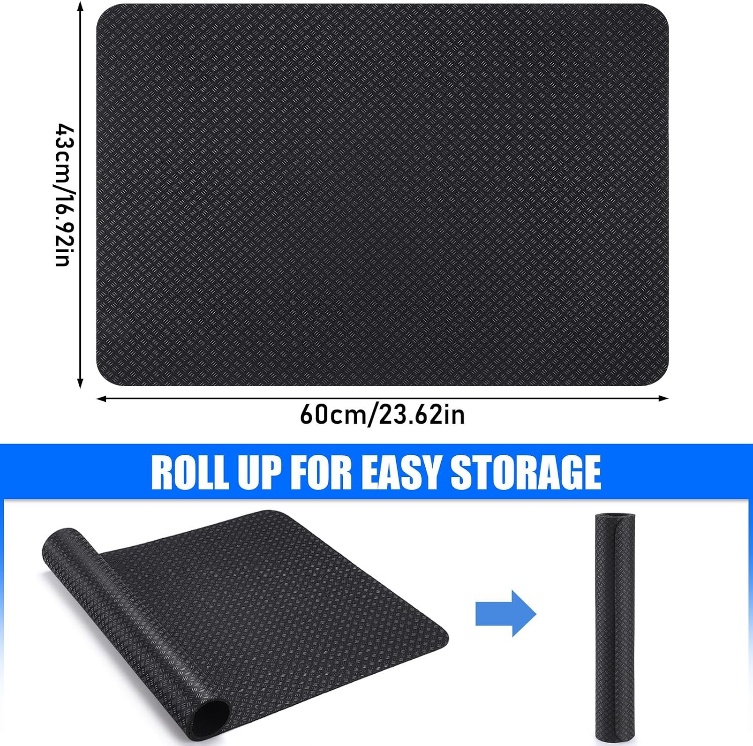 Non-Slip Workout Mat for Ellipse Leg Exerciser, Ellipse Machine Mat, Exercise