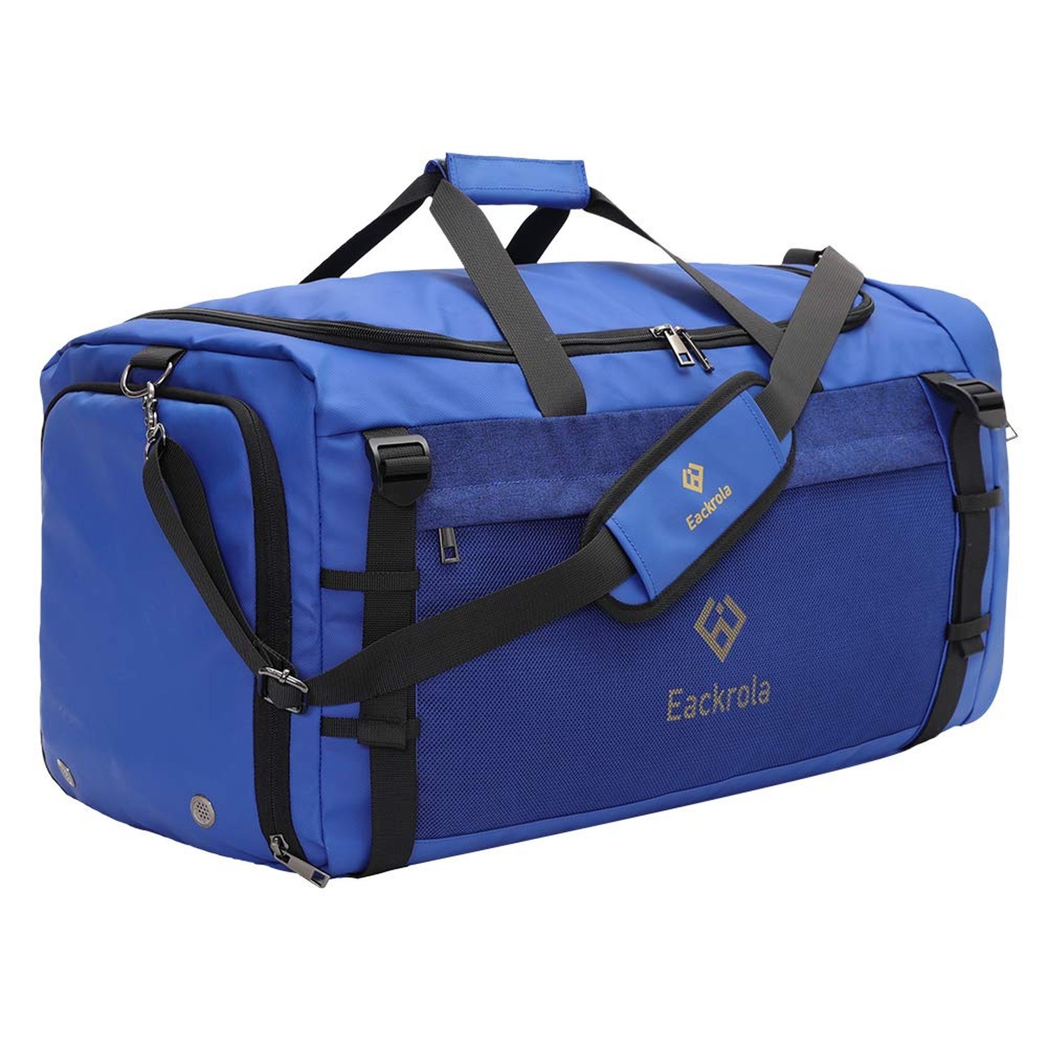 Eackrola Large Sports Gym Bag, Travel Duffel bag with Wet Pocket & Shoes Comp…