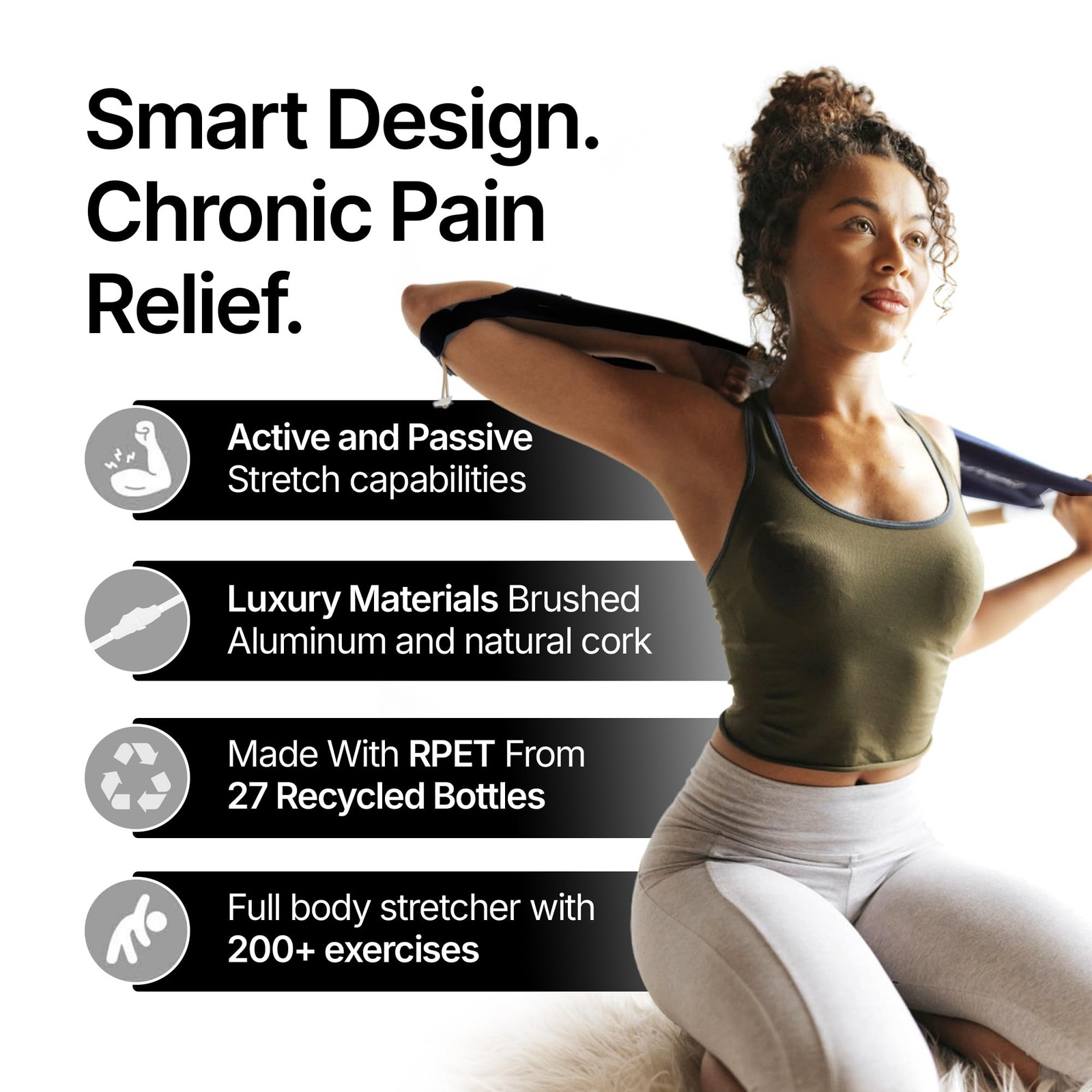 CastleFlexx Mobility and Full Body Strengthening Device | Non-Elastic Stretch…