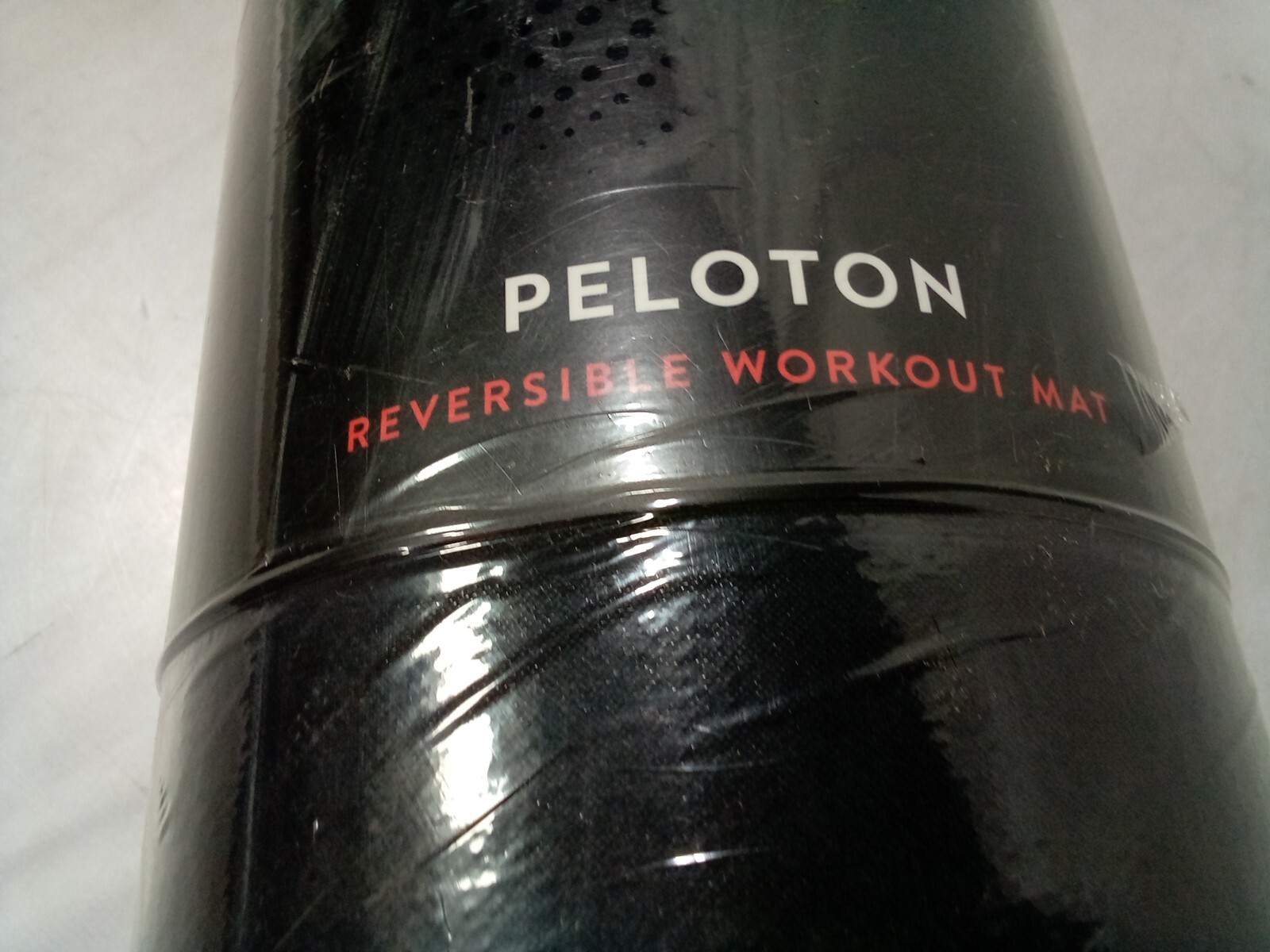 Peloton Reversible Workout Mat 71&Prime; x 26&Prime; 5mm Thickness Heavy Duty Black Red