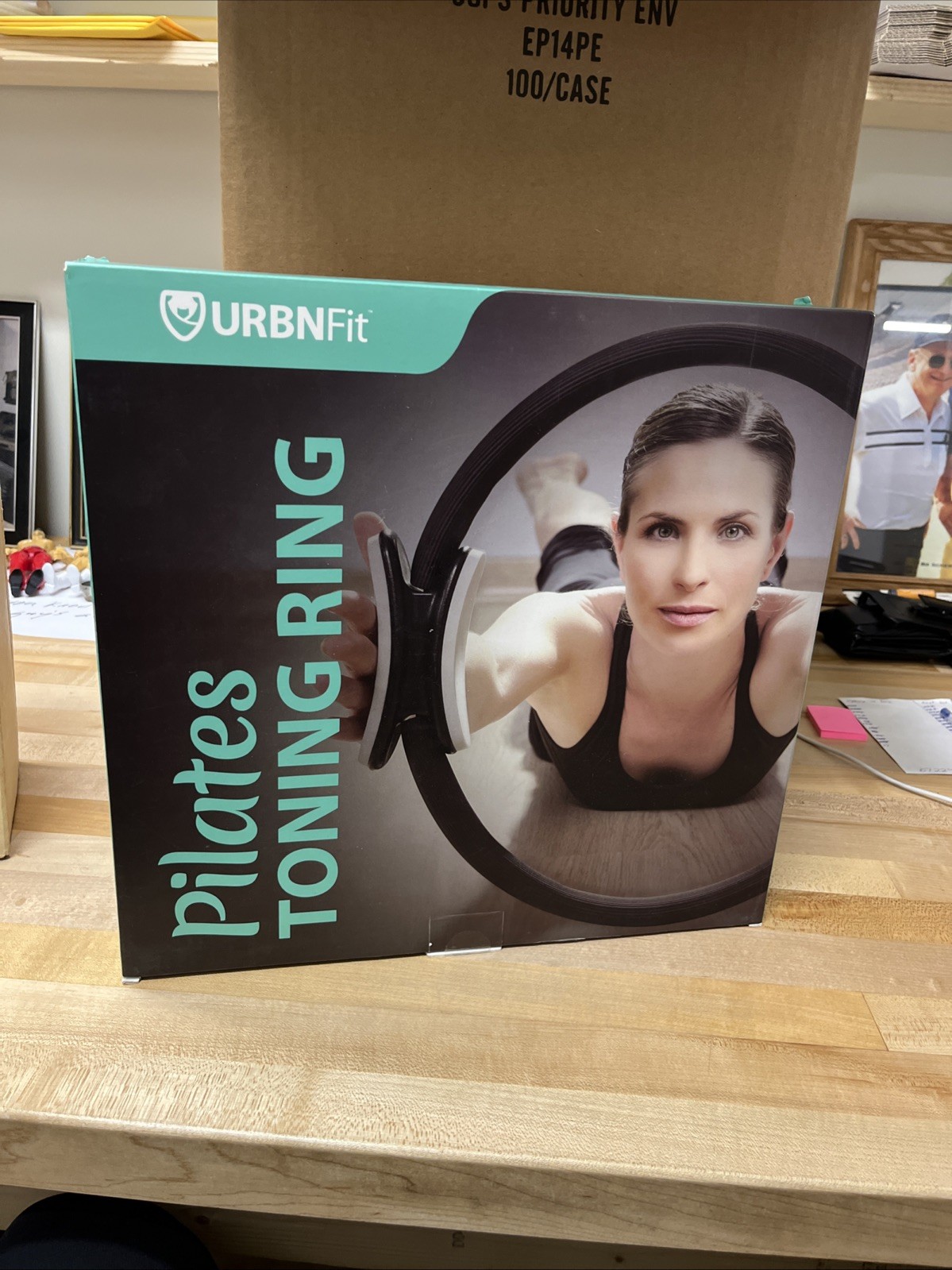 URBNFit Pilates Toning Ring, 12&Prime; W/Dual Grip, Foam Pads. NIB On Shelf