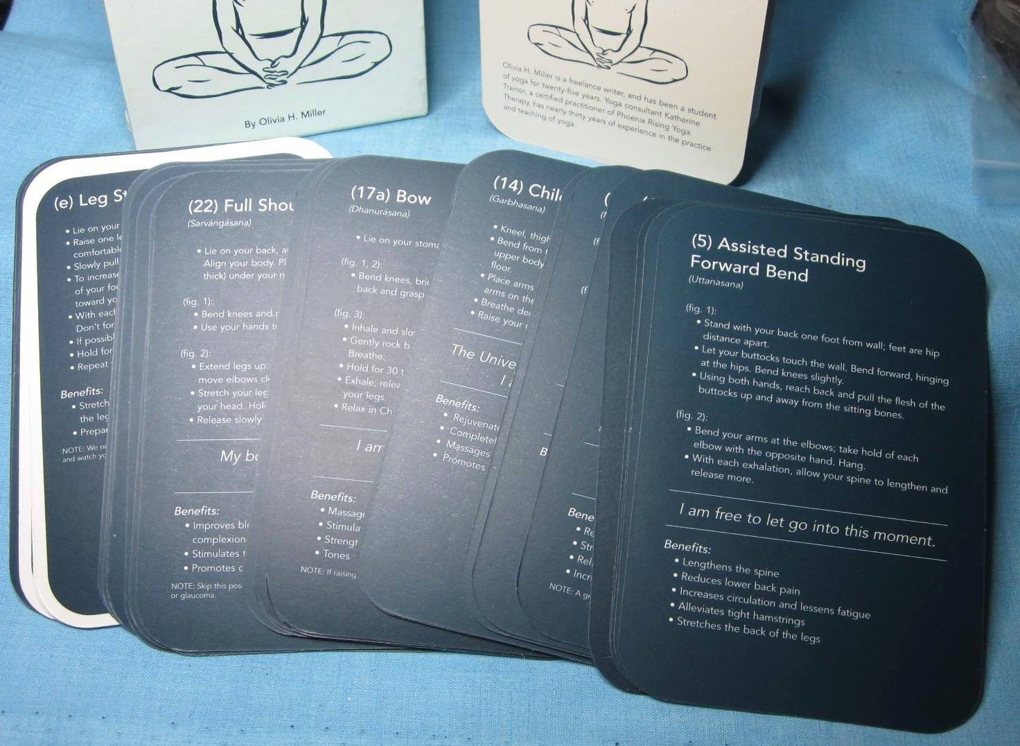The Yoga Deck By Olivia H Miller Set Pose Cards Exercise – Complete Set