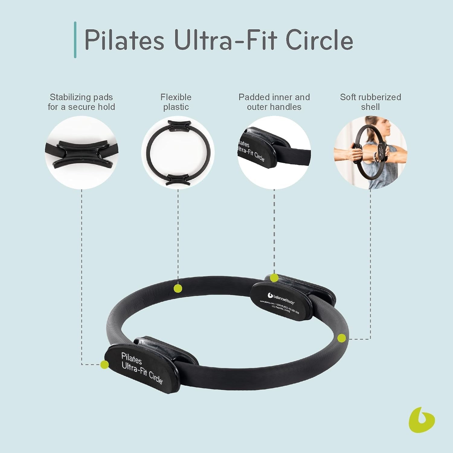 Comfort-Enhancing Pilates Circle – Ideal for All Body Types & Exercises