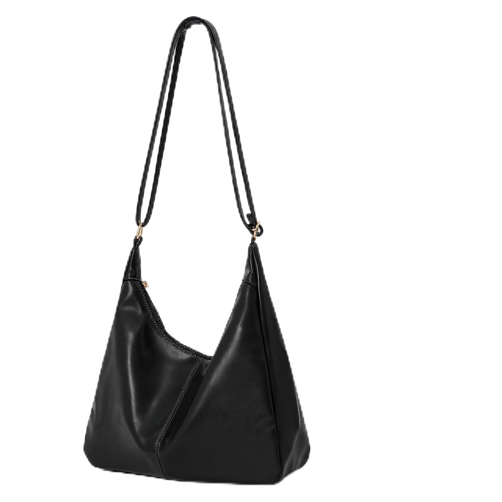 Badiya Hobo Bags for Women Tote Handbags Pu Leather Ultra Soft Slouchy Tote P…