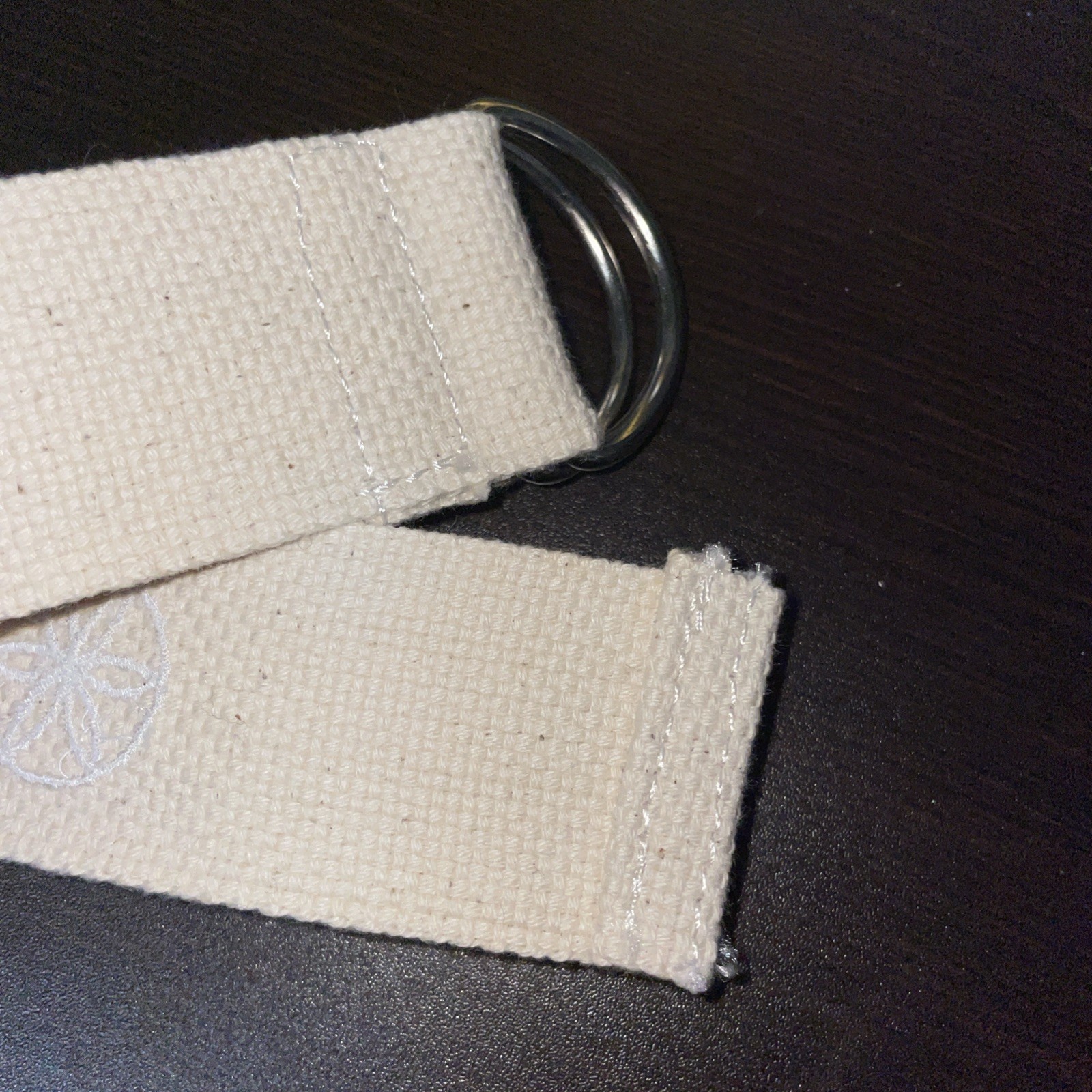 NEW! GAIAM Yoga Strap Extend Your Reach! 6&prime; x 1.5&Prime; Natural/Beige Cotton-No Box