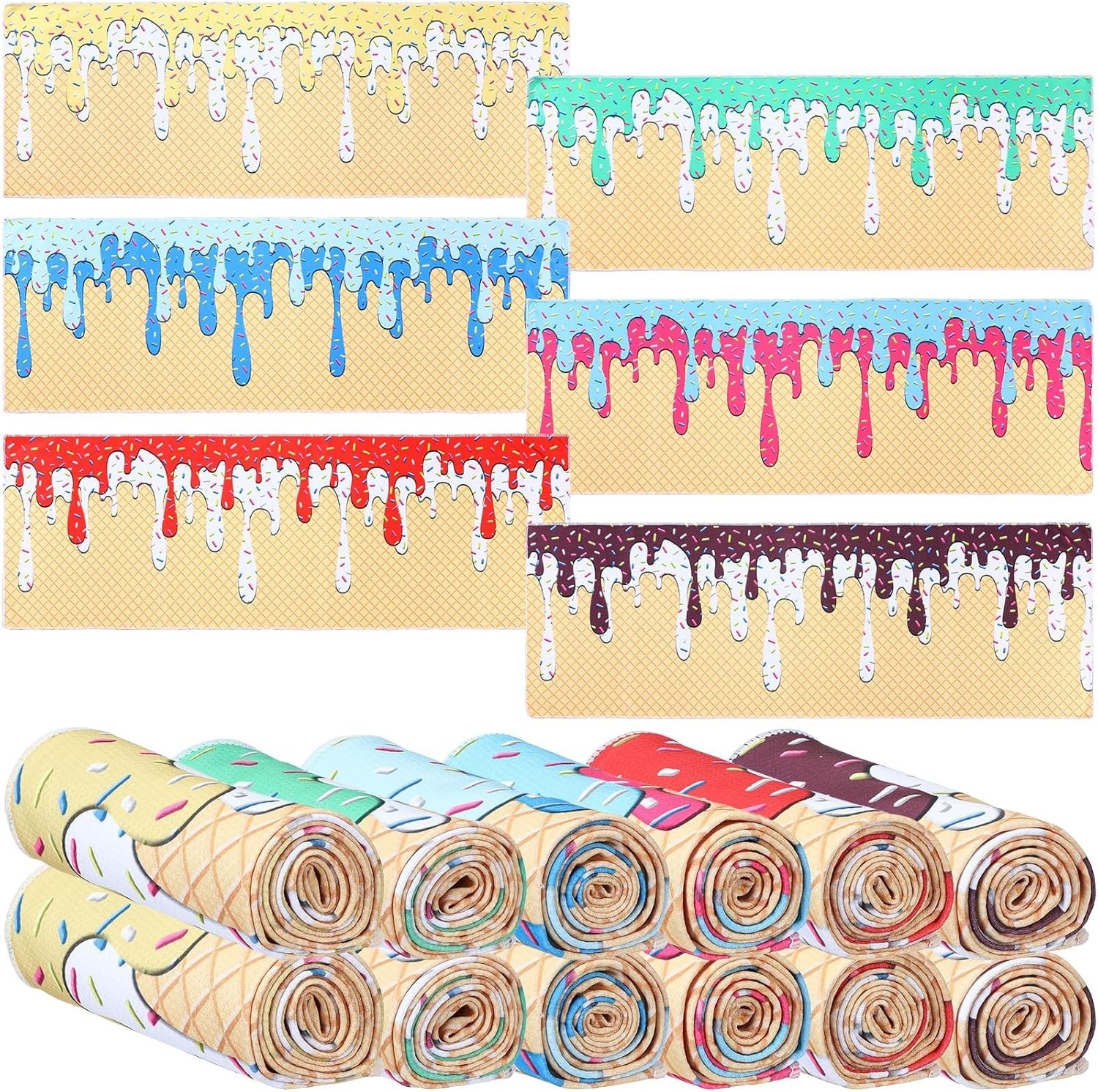 Cooling Towel Microfiber Sports Cloth 40×12 Inches Baseball Basketball Football
