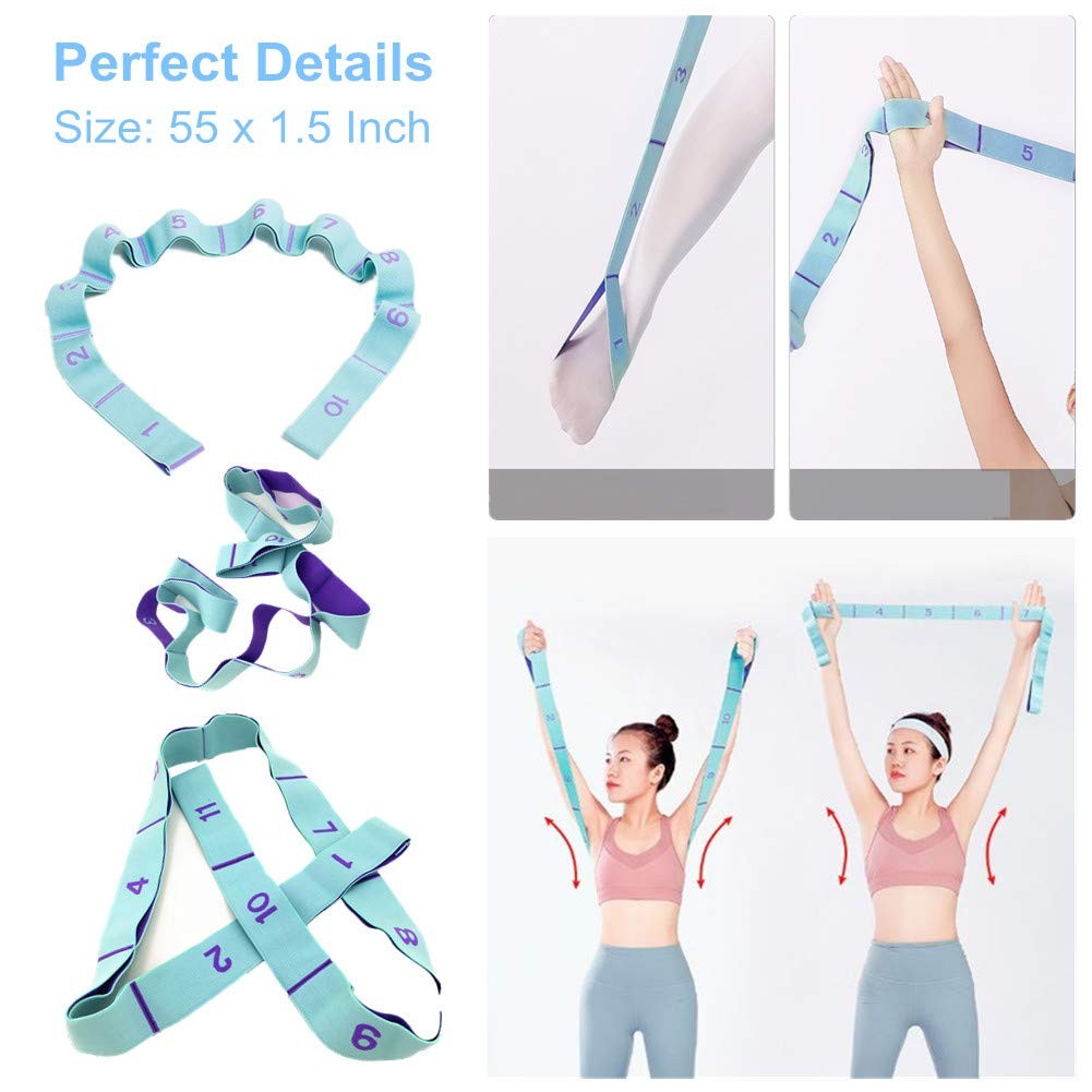 Nitpicker Stretching Straps Hamstring Stretcher Device Elastic Exercise Band …