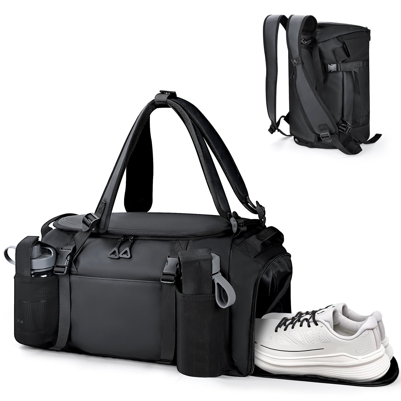 Gym Bag for Men Convertible Large-Capacity Gym Backpack, Water-Resistant Trav…