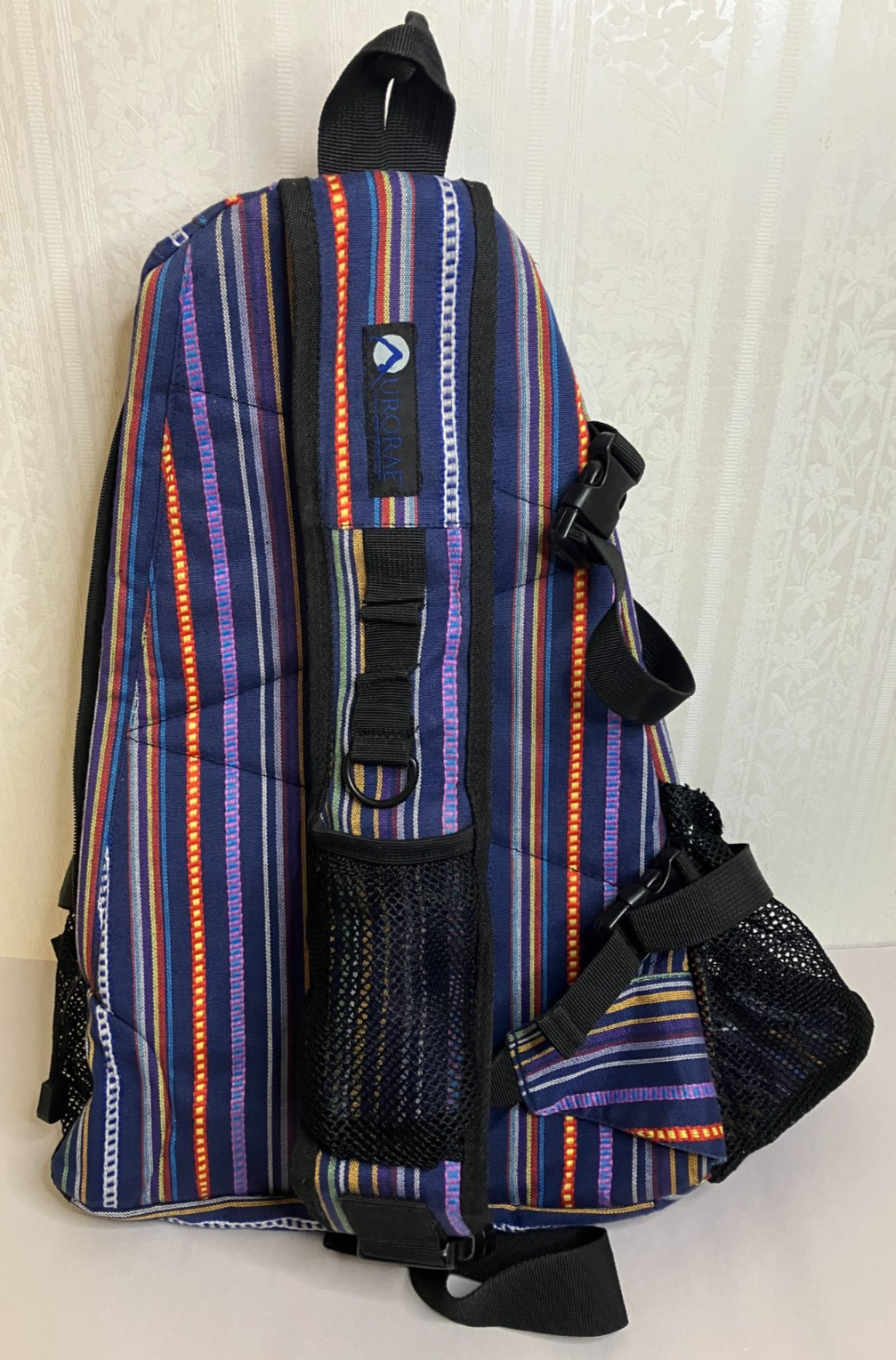 Aurorae Yoga Sling Backpack Crossbody Bag Bohemian Hippie Style Colorful Storage